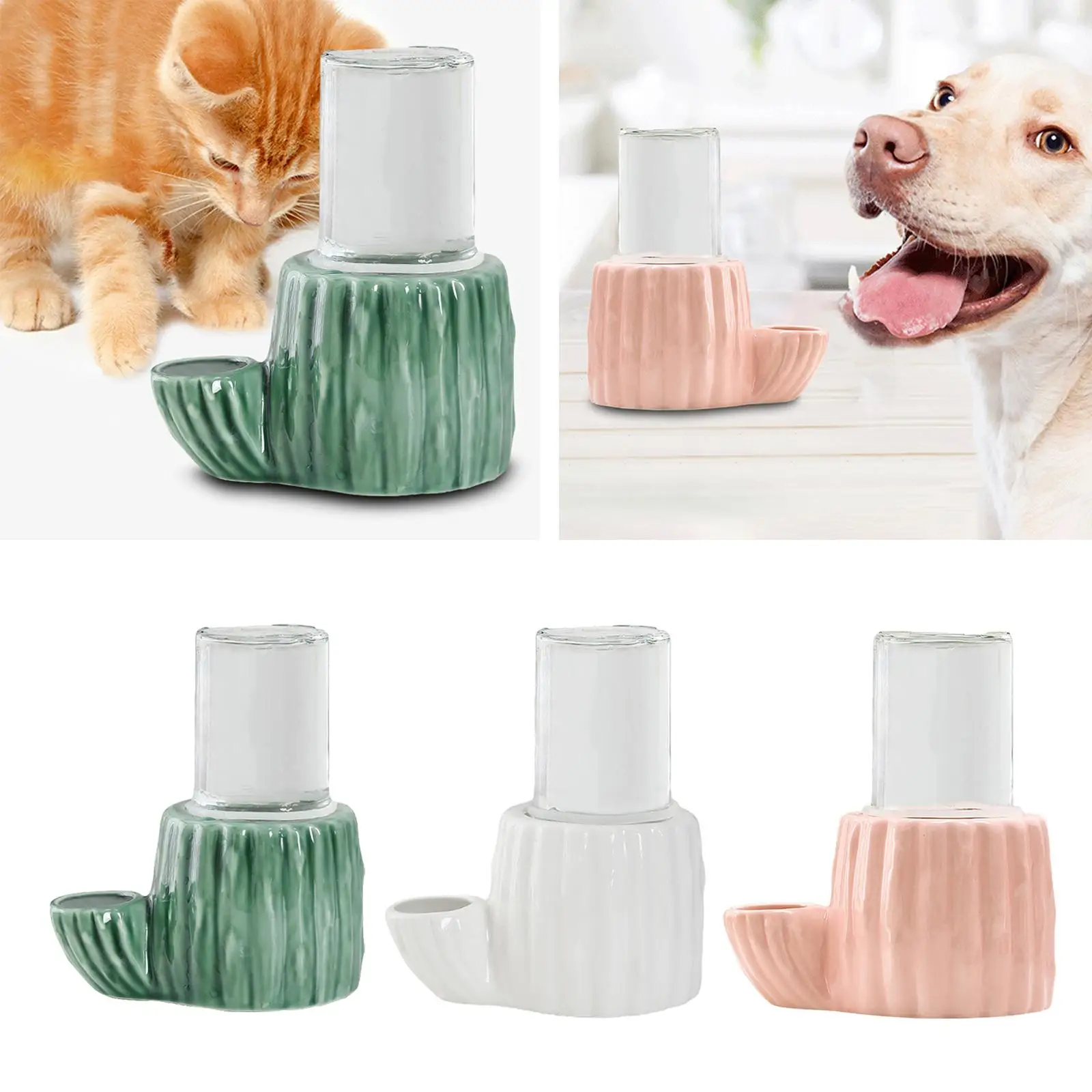 Automatic Water Dispenser Feeder, Dispensing Bowl Cat Drinking Fountain for Cats Dogs