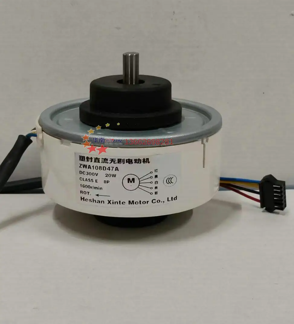Frequência Variável ar Condicionado dc Motor Fan Zwa108d47a Zwa108d59a Novo