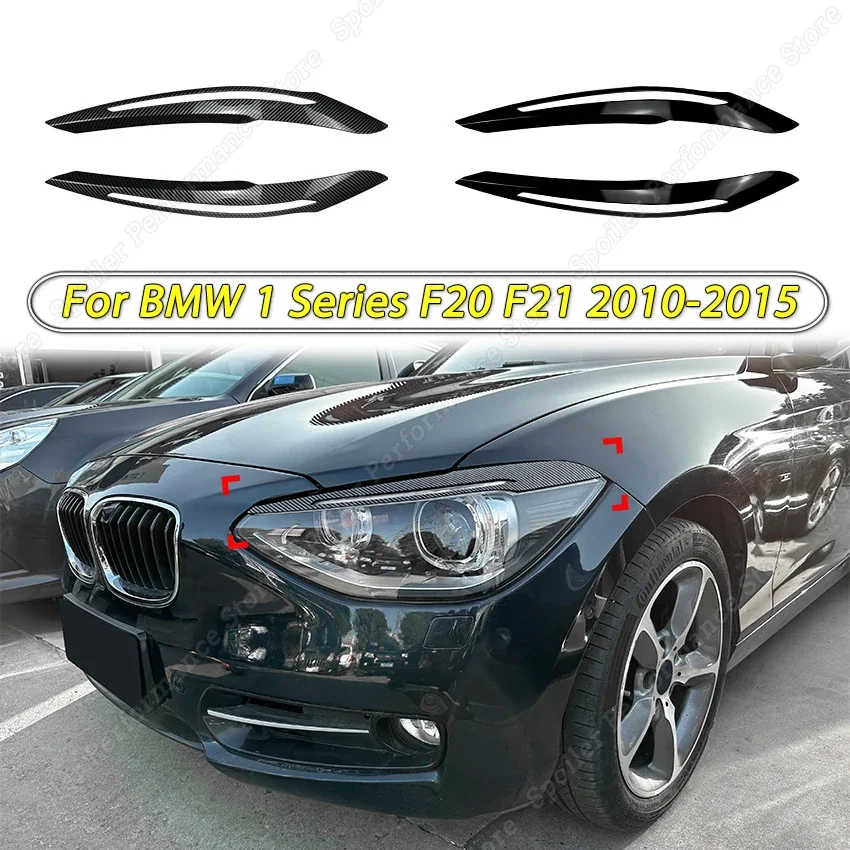 

Для BMW 1 серия F20 F21 2010-2015 Автомобильная передняя фара для бровей век крышки крышка лампы наклейки полоски комплекты для тюнинга кузова