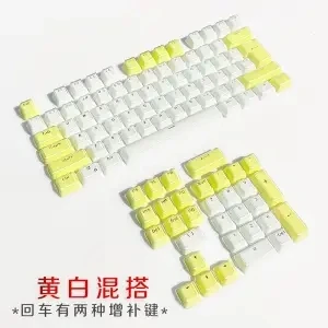 chaves layout translúcido keycaps oem baixo perfil branco keycap diy preto backlit borda de cristal para teclado mecânico chave boné
