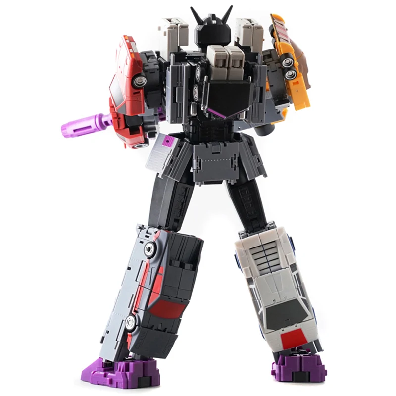 Фото Игрушки MHZ MINI07 Menasor набор шедевр трансформер 5 в 1 экшн-фигурка игрушка модель фильма большой размер KO деформация автомобиль робот №2