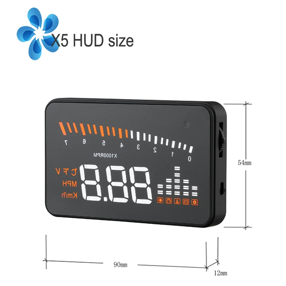  ڵ  ÷, OBD2 X5 HUD, ڵ GPS ӵ,  3 ġ ũ,  , ڵ ׼