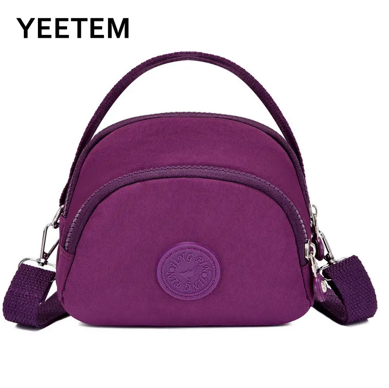 

Новые холщовые сумки через плечо, водонепроницаемая нейлоновая маленькая сумка на молнии, сумка-мессенджер, Женская меняющаяся трендовая сумка