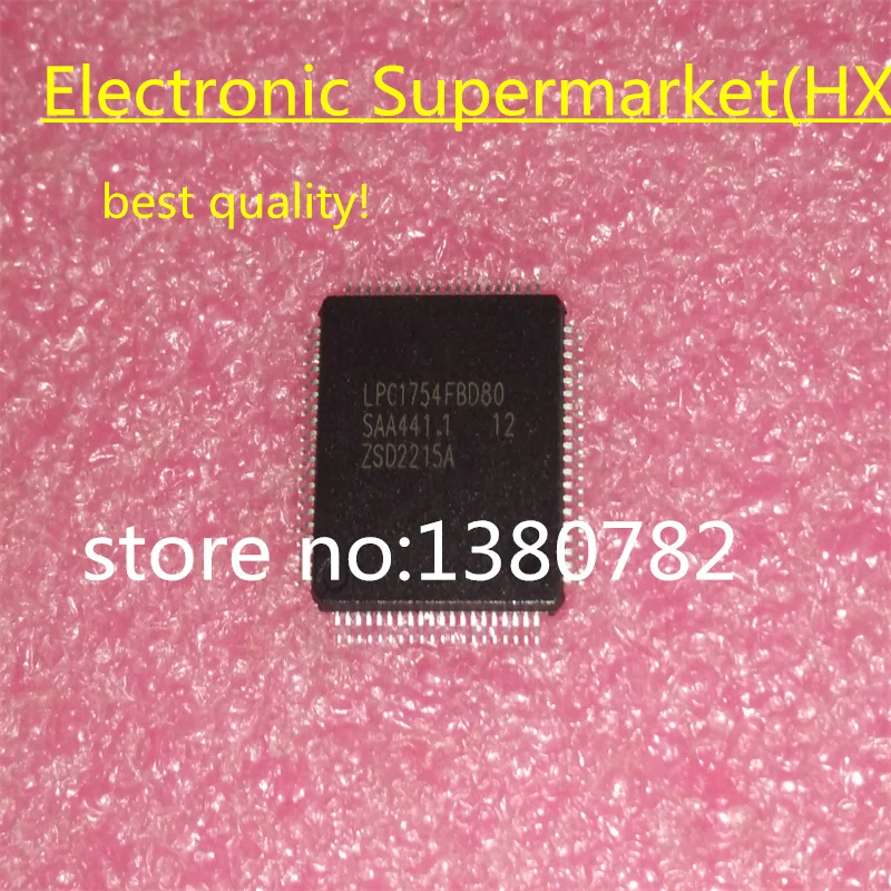 

Free Shipping 5pcs/lots LPC1754FBD80 LPC1754F QFP-80 In stock!