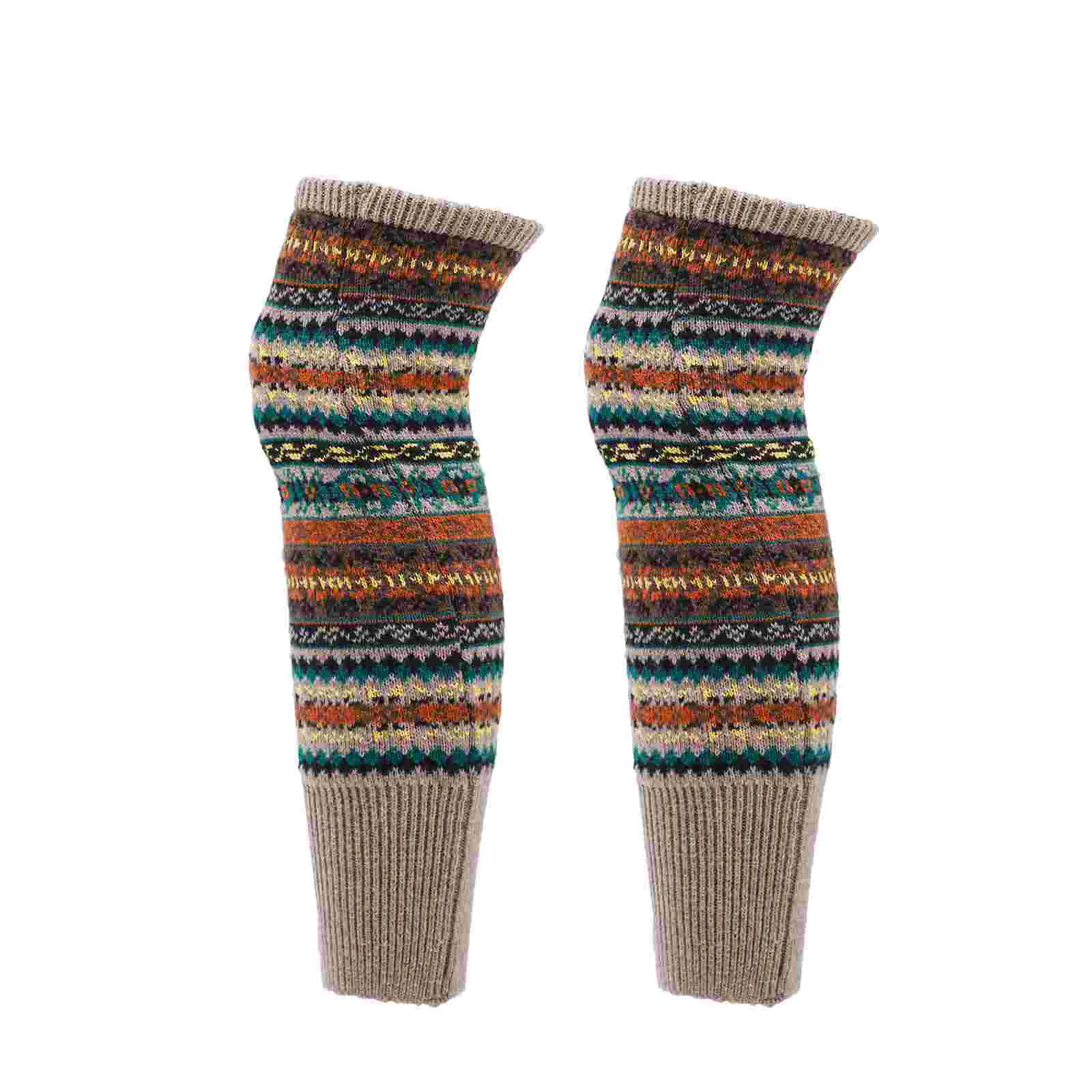 

1 Pair Knee Warmers Winter Socks Sleeve Knited Knee Braces For Dance Yoga CyclingRuning Outdoor Sports