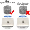 ROUE Foam Runner Snow Foam Cannon Orifice Nozzle Foam Lance Filter Mesh Tablet for High Pressure Foam Pot Sprayer Mesh Filters 5