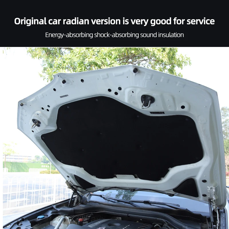 Car Hood Sound Insulation Acoustic Absorption Foam For BMW X3 G01 X4 G02-Heatproof Tool Decorative Accessories