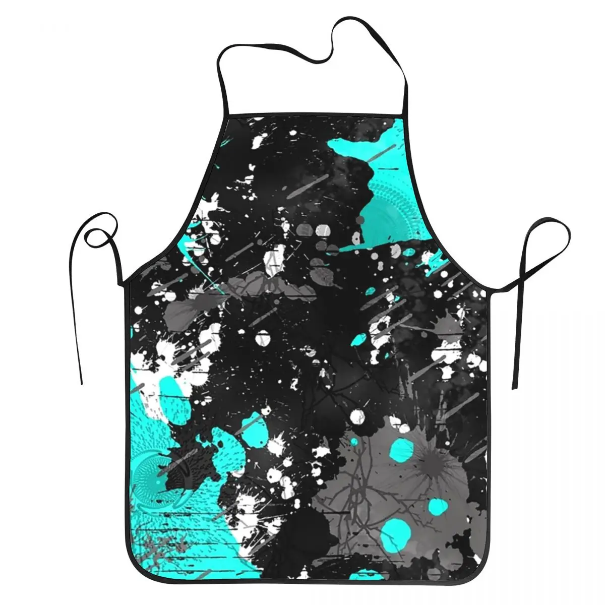 

Galaxy Paint Splatter Apron for Women Men Unisex Bib Artist Painting Kitchen Cooking Tablier Cuisine Chef
