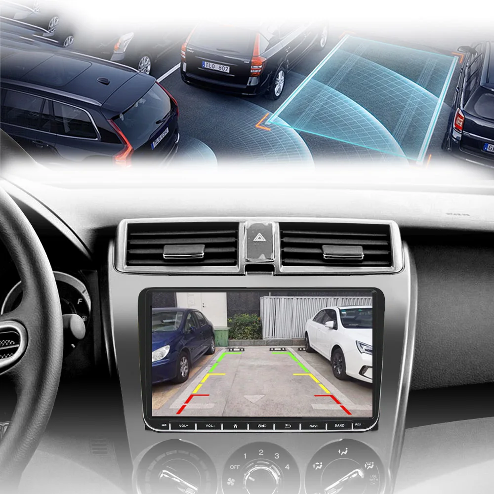 Radio de coche Android 16 de 2 Din, GPS de 9 pulgadas con Carplay para VW/Volkswagen Passat Golf MK5 MK6 Jetta EOS POLO Touran Seat Sharan 6