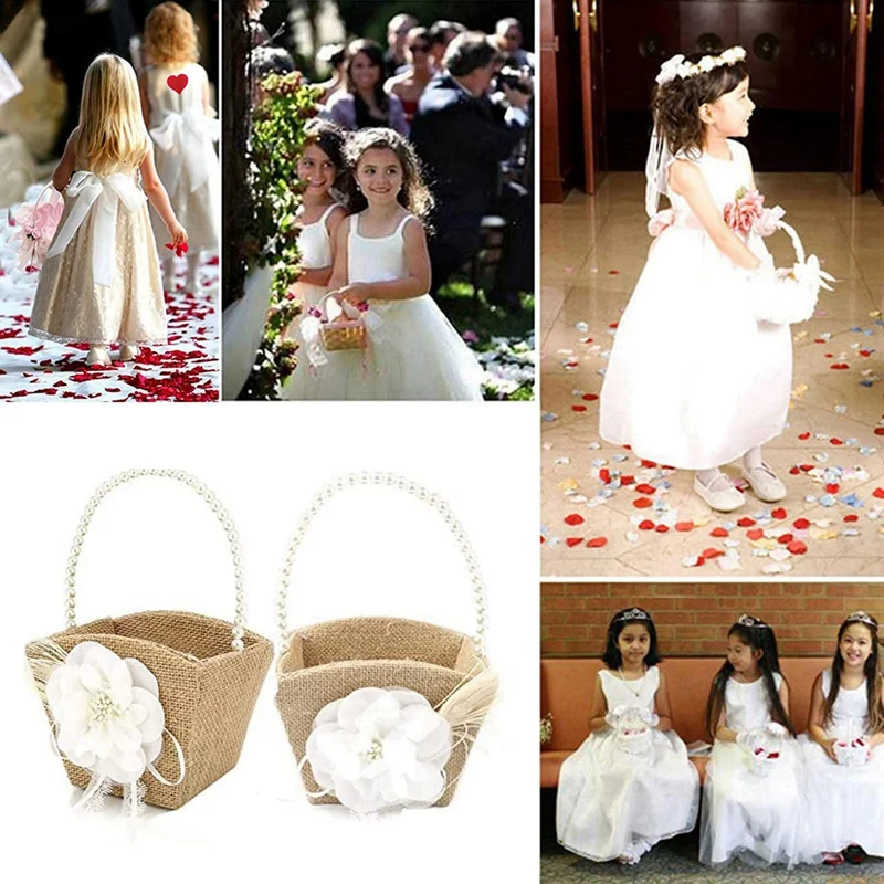 Unique Vintage Flower Girl Baskets — free download