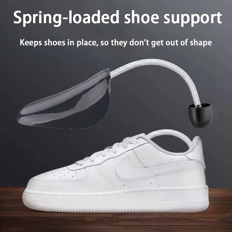 1Pair Spring-loaded qualitative shoe stretcher Anti-deformation Inner support Shoes expander Shaping Anti Wrinkle Shoe Lasts 1Pair Spring-loaded qualitative shoe stretcher Anti-deformation Inner support Shoes expander Shaping Anti Wrinkle Shoe Lasts