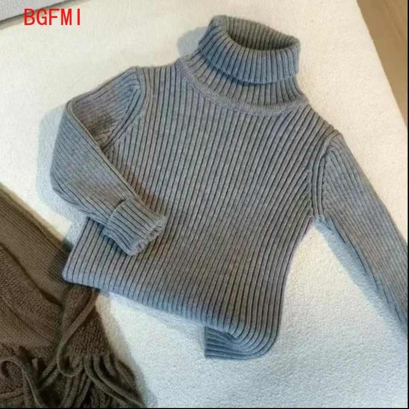 الأطفال الشتاء سميكة 3 قطعة مجموعة 2025 جديد أطفال الفتيان والفتيات المألوف عالية طوق سترة الحشو سترة السراويل المخملية 2-10