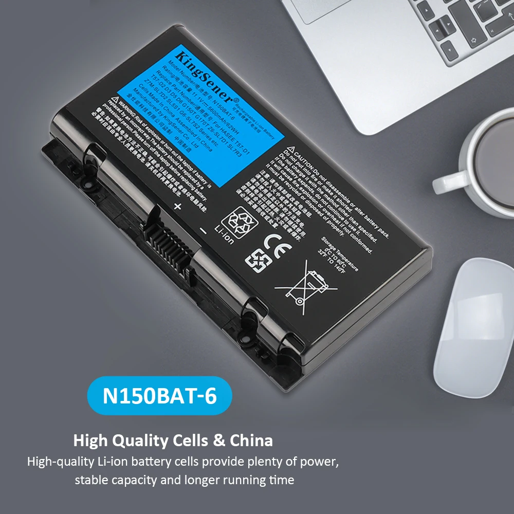 Kingsener-bateria do Portátil N150bat6 N150bat-6 N170sd N150sd N151sd N155s 687-n150s4292 5600mah 62wh - Imagem 6