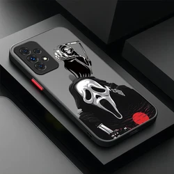 Scary Death Scream Ghost Soft Phone Case - Galaxy A73 (1)