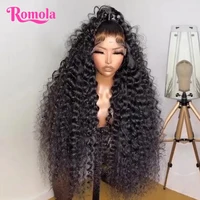 13x6 Hd Lace Frontal Wig Deep Wave Loose Curly Wigs For Black Women Water Wave Human Hair Wig 30 Inch Lace Front Wig Human Hair 1