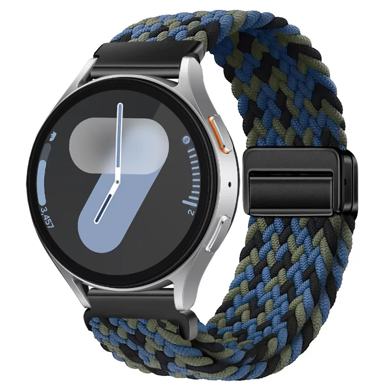 Braided Nylon Magnetic Bracelet Strap - 20mm/22mm