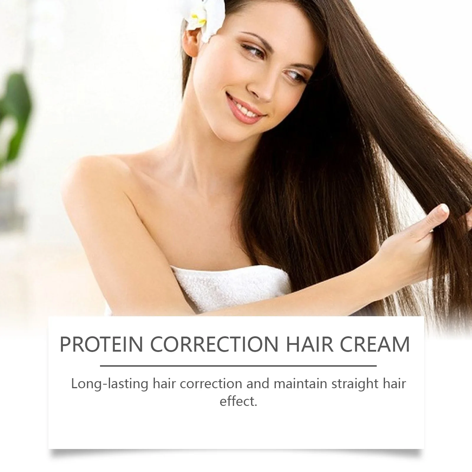 EELHOE Protein Hair Cream Straightening Treatment Fast Repair Damaged Frizzy Smoothing Curly Hair Deep Moisturizing Care