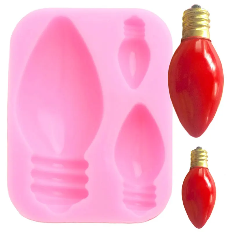 3D Light Bulb Silicone Mold – DIY Chocolate, Fondant, Candy, Cupcake, Resin, Soap, Poly... - SKU LBSM1142 - UGI Packaging