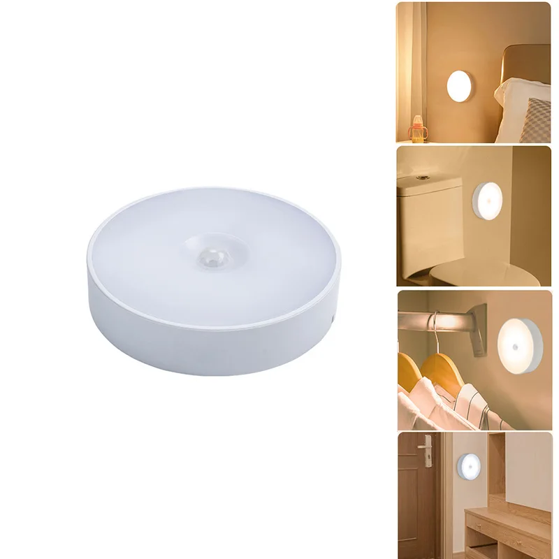 фонарь с датчиком движения аккумуляторная лампа для кухни спальни лестницы кабинета коридора шкафа гардероба Лампа потолочная с датчиком движения, светильник для коридора, спальни, туалета, Индукционная лампа для человеческого тела
