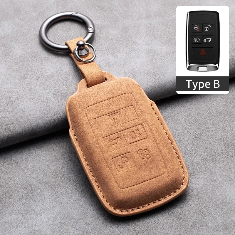 Premium Leather Car Key Cover