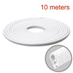 Universal Car Door Edge Protector Guard and Seal Strip (Type A White 10m)