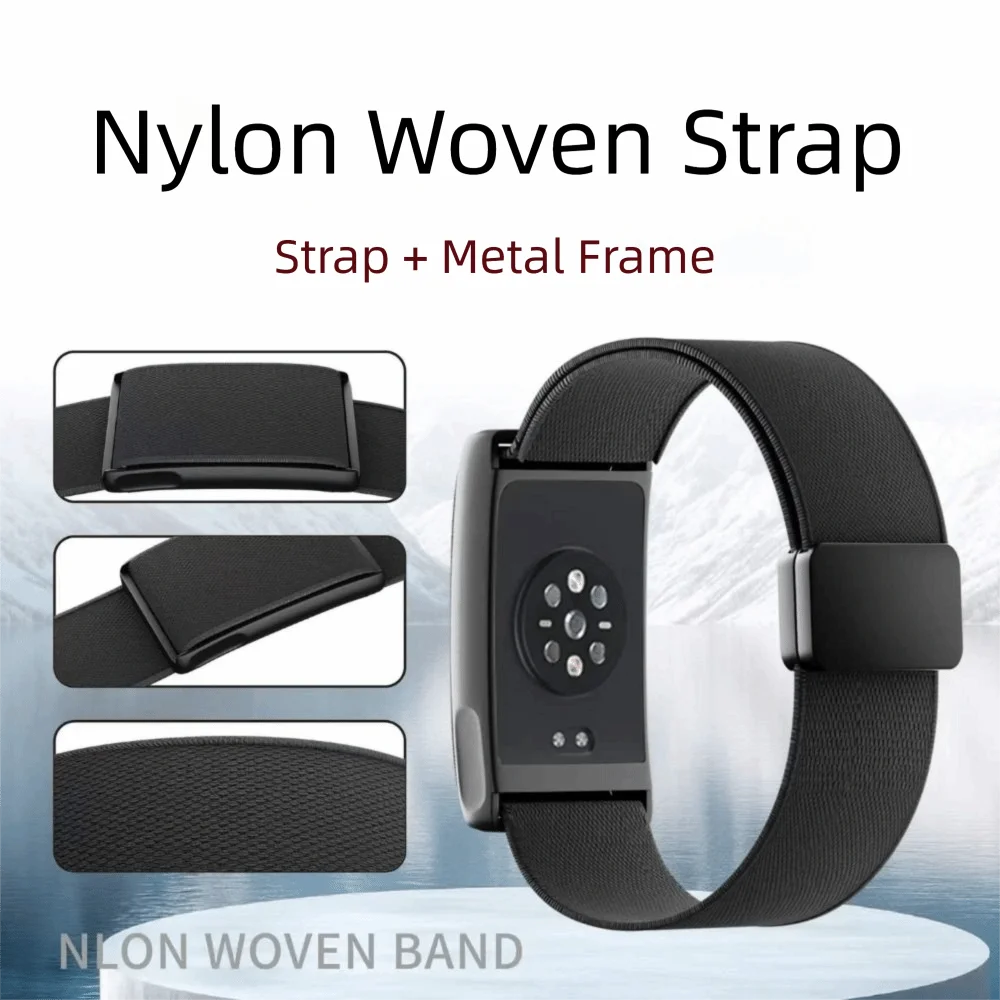 Nylon Sport Band - Magnetic Adjustable Fitness Tracker Strap, Soft & Breathable Replacement Wristband