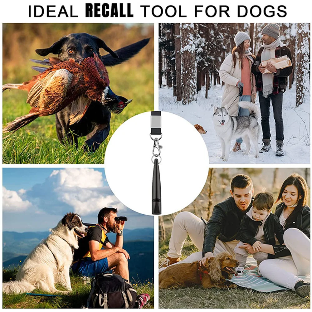 High Pitch Dog Whistle with Lanyard Dog Supplies for Recall Stop Barking Whistles Pet Training Behaviour Aids Accessories dog whistle