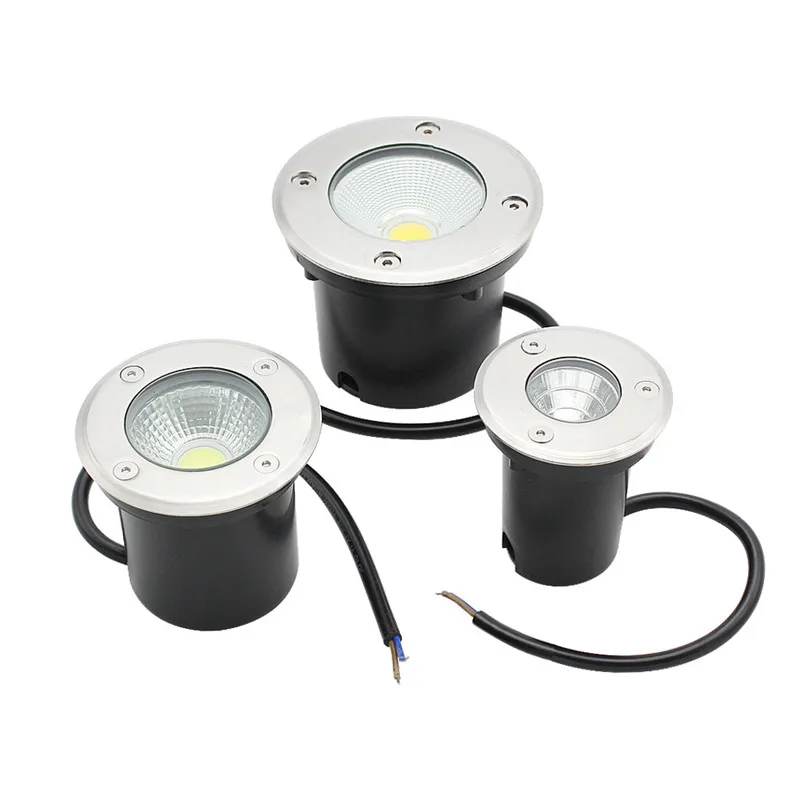Outdoor Waterproof Superbright 10W 20W Landscape Garden COB LED Underground Light 110V 220VDC12V