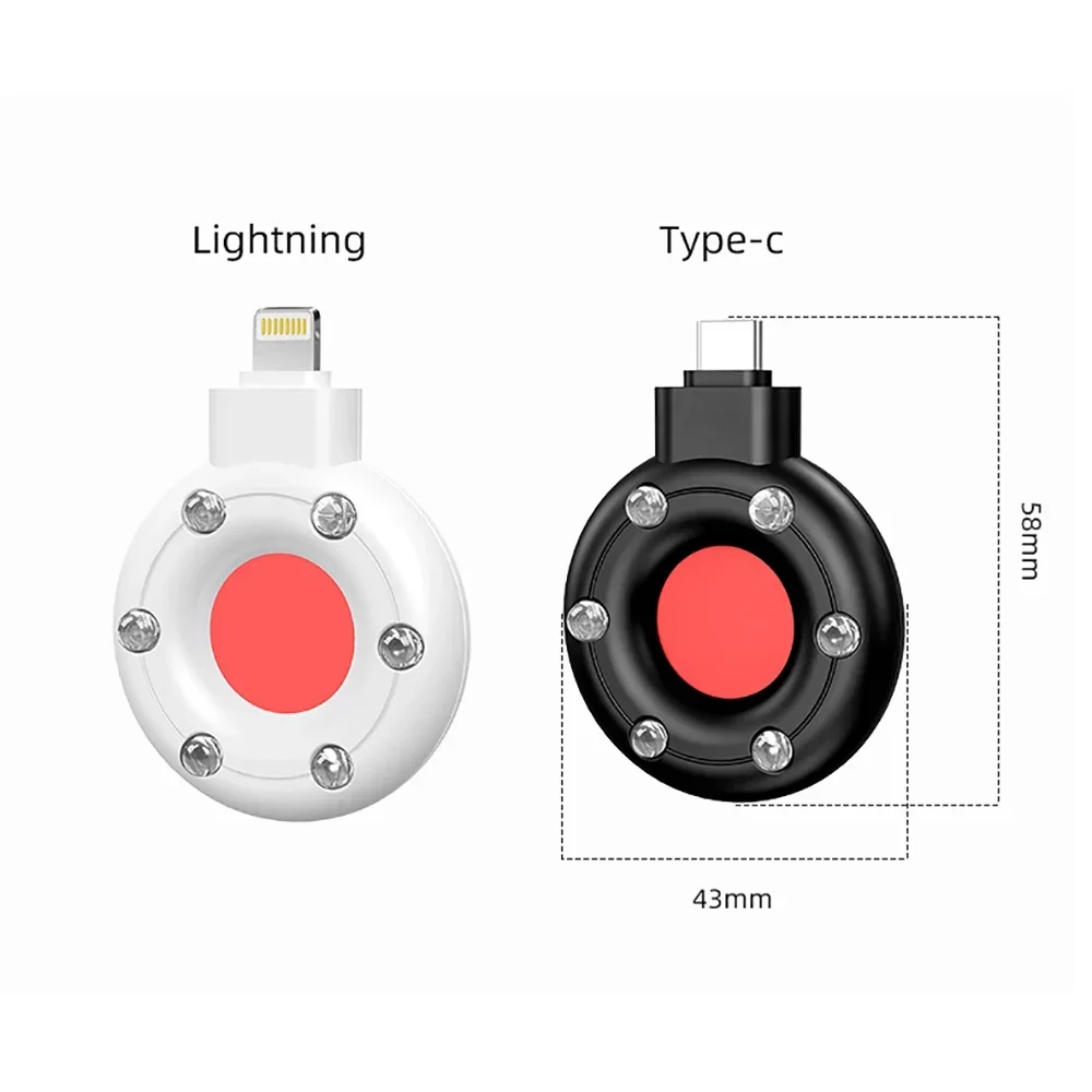 Portable Anti Candid Camera Detector USB Plug IR Signal Finder for Mobile Phone IR Alarm for Outdoor Travel Hotel Rental Detect images - 6