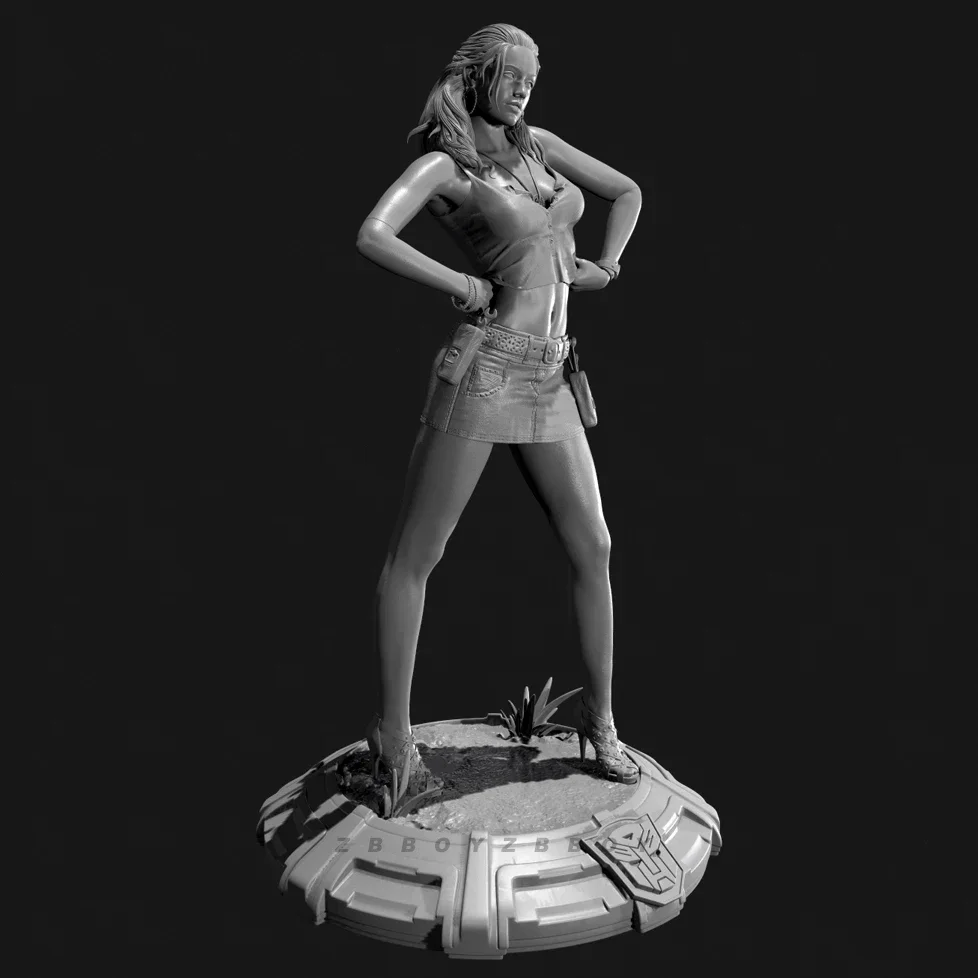 남자의 높이 38mm 50mm 75mm 수지 모델 키트 무색 및 자체 조립(3D 프린팅..