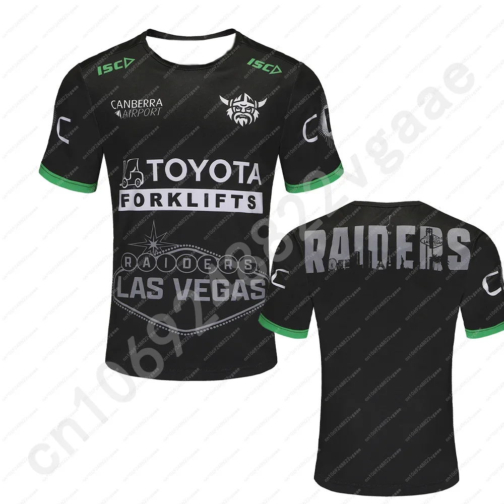 TeeNew T-shirt Home Rugby Jersey Clothes Player Men Kids Canberra Raiders Train T Shirt Sportswear Team Tee Las Vegas Top