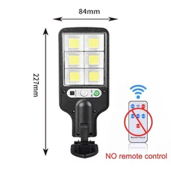 Solar Motion Sensor Security Lights - Outdoor Waterproof Street Lamps for Garden, Patio, and Yard (72COB No RC)
