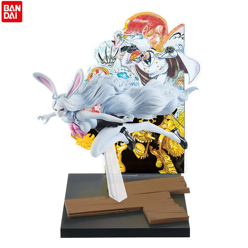 

BANDAI Ichiban kuji One Piece WT100 Anniv. Figure Carrot Su Long Action Model Anime Figurals Brinquedos Toys