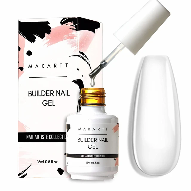 Builder Nail Gel 15ml 5in1: Base, Strengthener, Extension