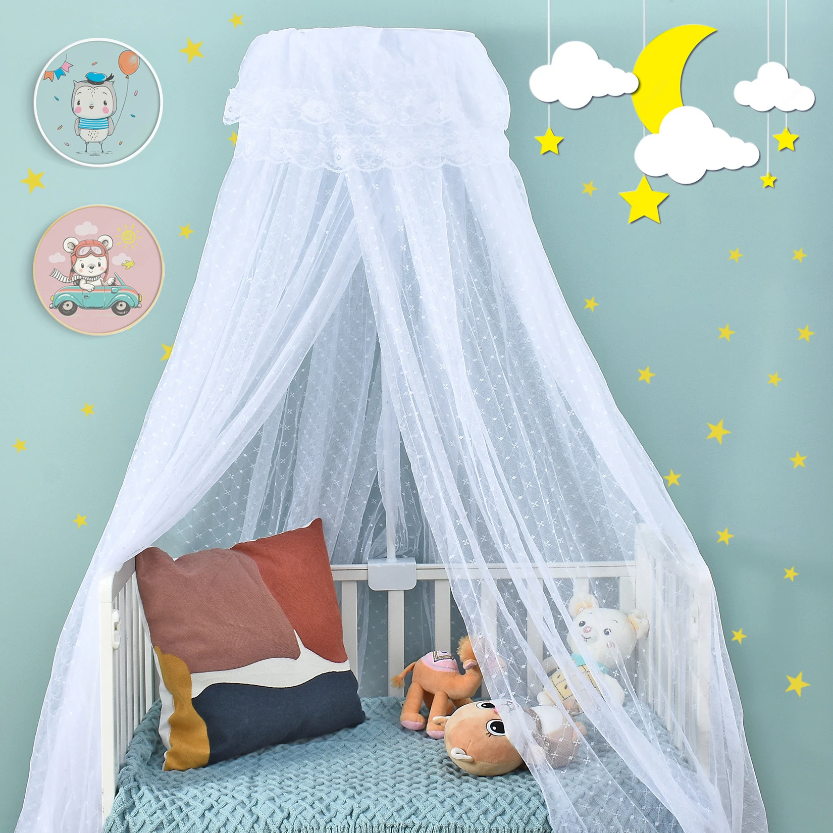 Kids Room Bed Canopy Mosquito Net 流行に