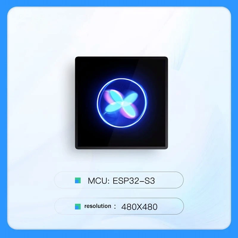  ġ ũ ESP32-S3,    Ŀ , 4 ġ, 480x480, 1 