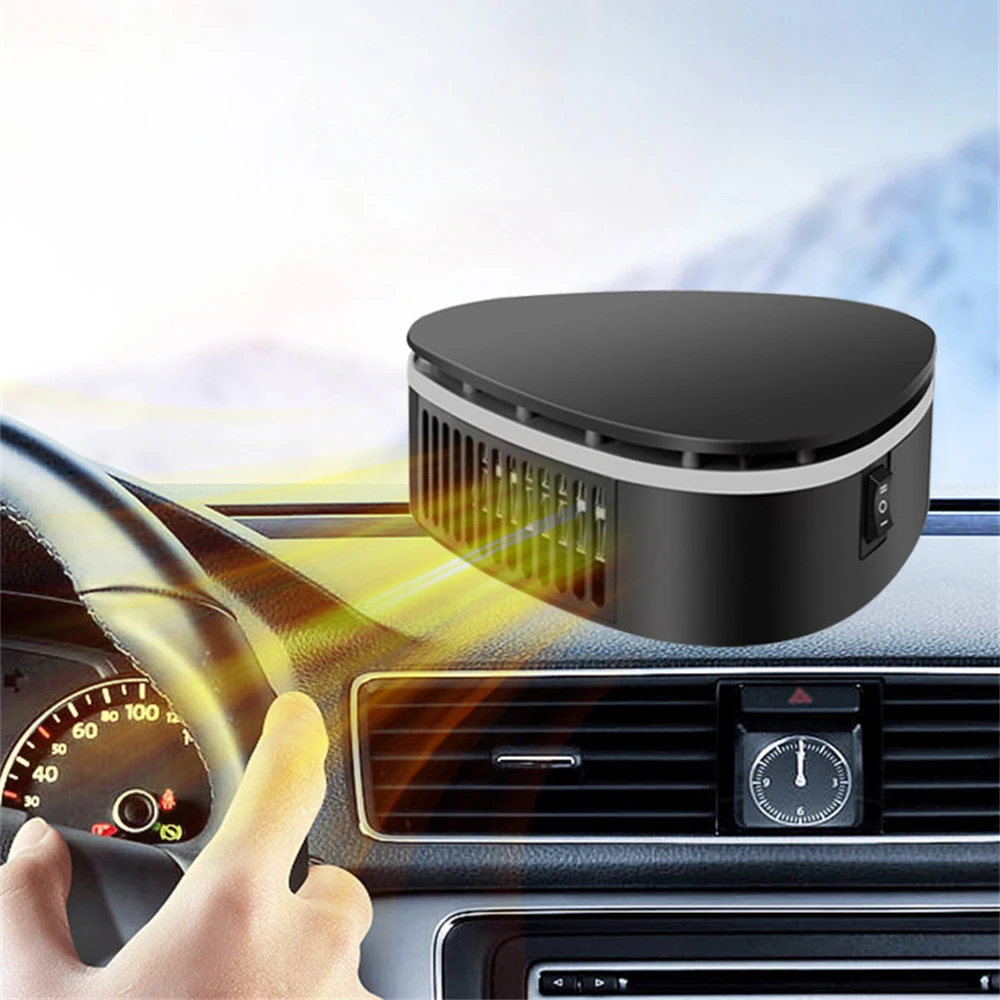 

Car Heater 12V 120W Portable 2 IN 1 Cooling Heating Auto Windshield Defroster Car Anti-Fog Heater Car Electronics Accessories