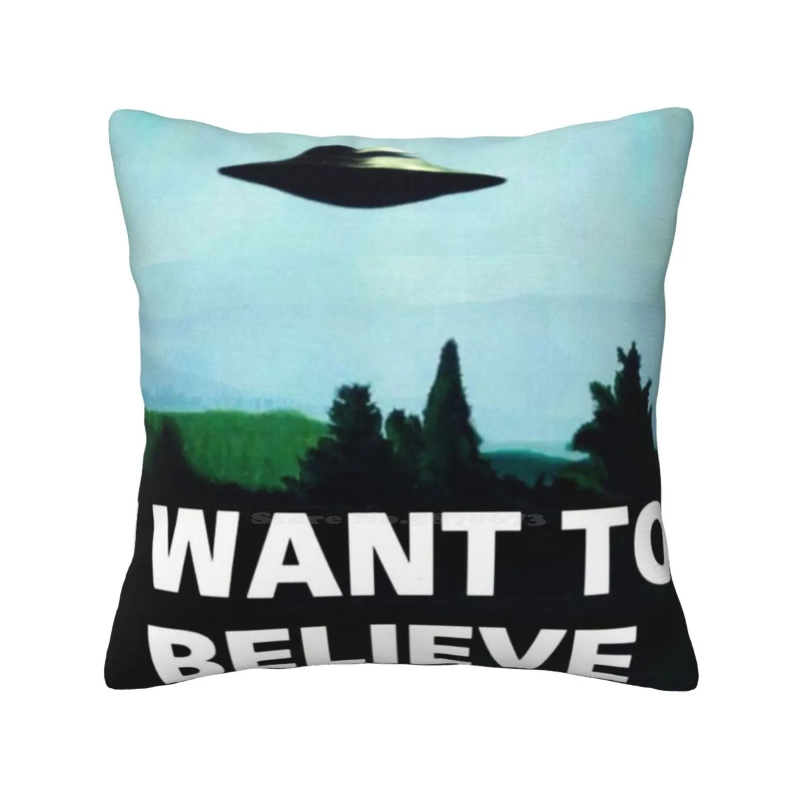 

Untitled Home Sofa Car Cushion Cover Pillowcase The X Files I Want To Believe