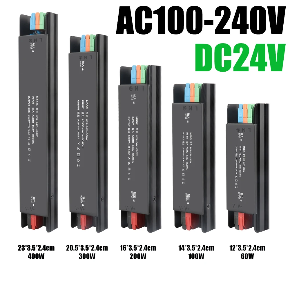 Vegena Trasformatore Alimentatore 24V 5A, Trasformatore LED AC 100 V ~ 240 V fino a DC