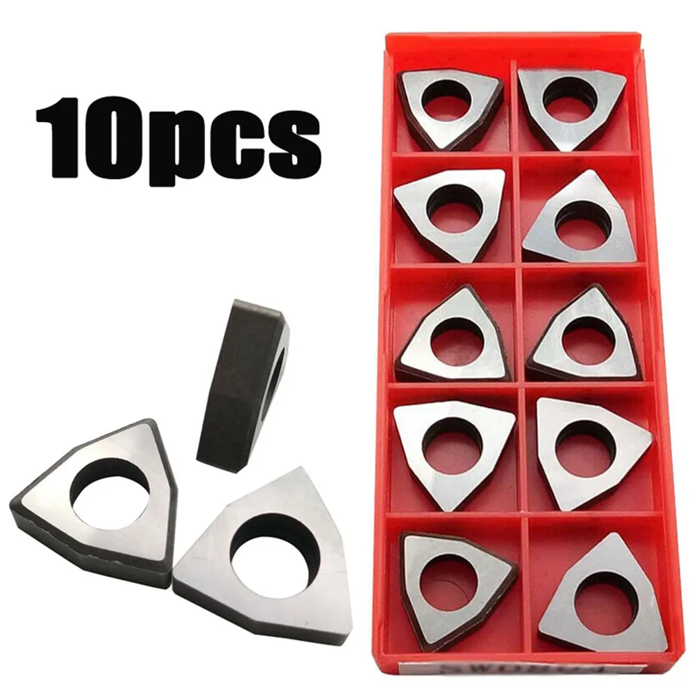 

10Pcs MW0804 Carbide Shim Trigon Turning Blade Gasket For WNMG0804 Insert Turning Tool Holder Boring