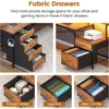 L Shaped Desk with 6 Drawer, 108" Home Office Desk, Corner Computer Desk with Monitor Shelf, Two Person Desk, Gaming Desk 3