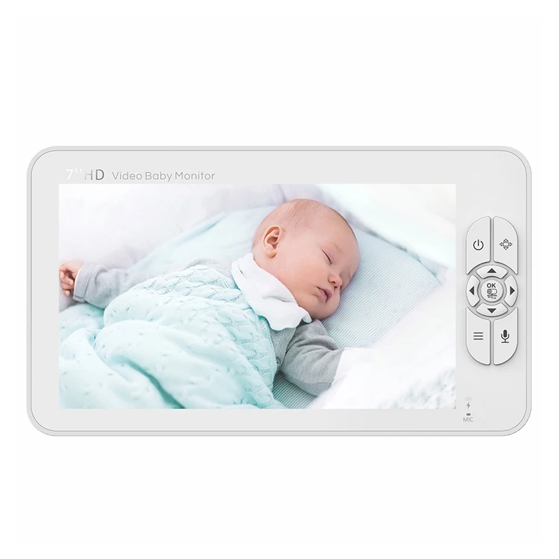 

Cheapest HIDON 7 inch baby monitor can talk back, IR Night Vision and display temper Wireless Video Baby Crying Monitor Digital
