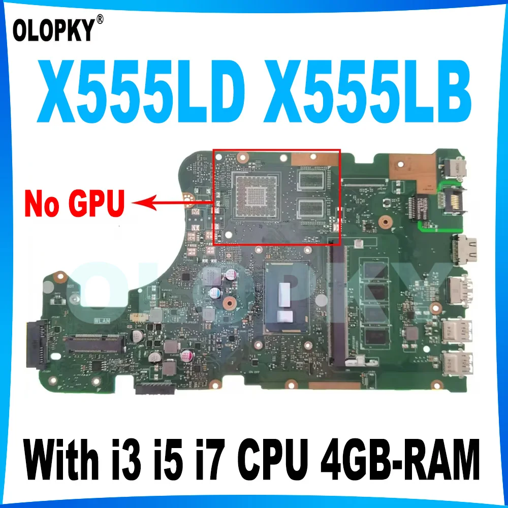 X555LD Mainboard for ASUS X555LN X555LP X555LF F555LA X555LA