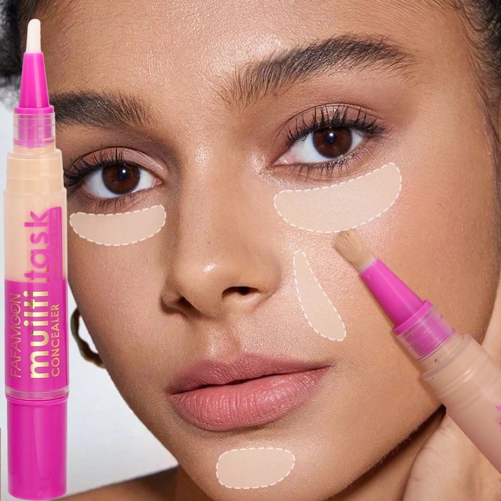 Waterproof Concealer Pen Makeup Moisturizing Long Lasting Full Coverage Acne Dark Circles Contouring Foundation Face Cosmetics 3