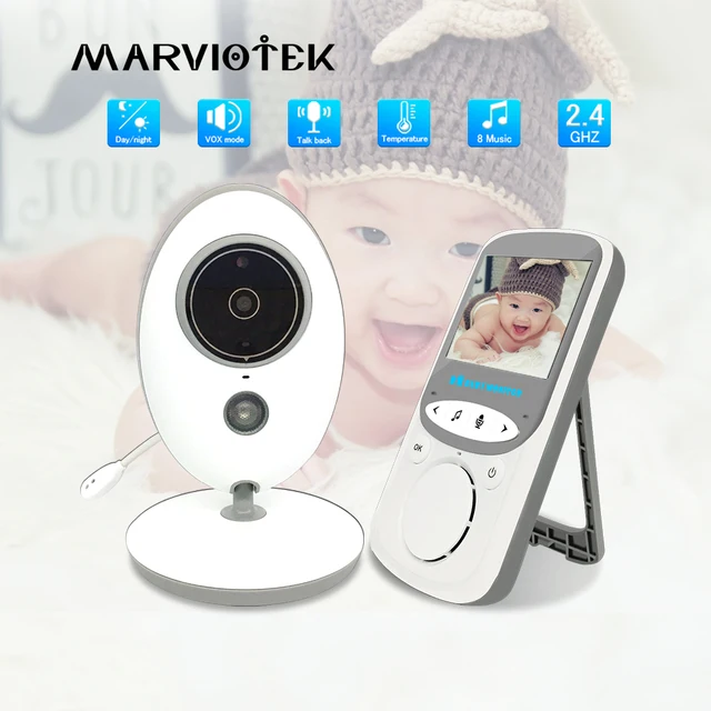 MARVIOTEK : Meilleure Caméra pour bébé avec moniteur Portable 1
