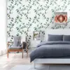 Green Leaf Contact Paper Floral Peel and Stick Wallpaper Removable Self Adhesive Wallpaper For Bedroom Drawers Cabinets Decor 3