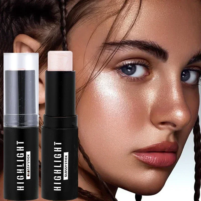 Waterproof Shimmer Shine Highlighter Sticks Long Lasting Silky Nose Shadow Fard Corrector Illuminator Cosmetici Per Il Trucco Del Viso