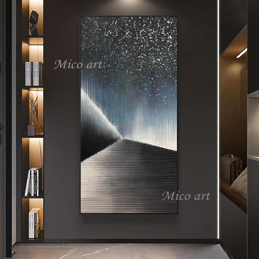 

Handmade Oil Painting on Canvas, Wall Hanging, Flower Picture, Modern Living Room, Large Size Art, Hotel Decoration