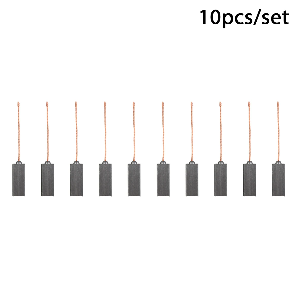 10 Pezzi Di Spazzole Di Carbone 4,5 X 6,5 X 20 Mm Conduttori Di