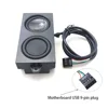 Computer case with built-in speaker, 5-watt speaker, sound card, motherboard, 9-pin speaker, subwoofer 2